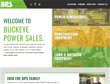 Tablet Screenshot of buckeyepowersales.com